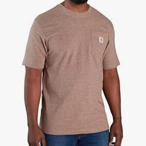 Carhartt Heather Brown Pocket Tee